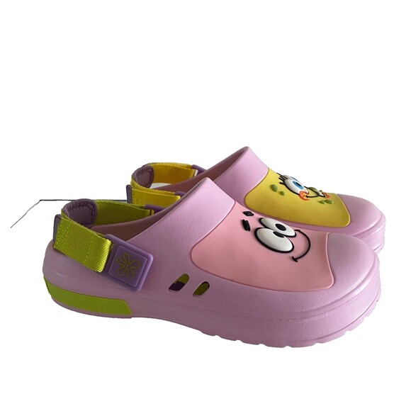 NWOT SpongeBob SquarePants & Patrick Star Clogs Sandals Shoes Ground Up Men 10 - Picture 6 of 7